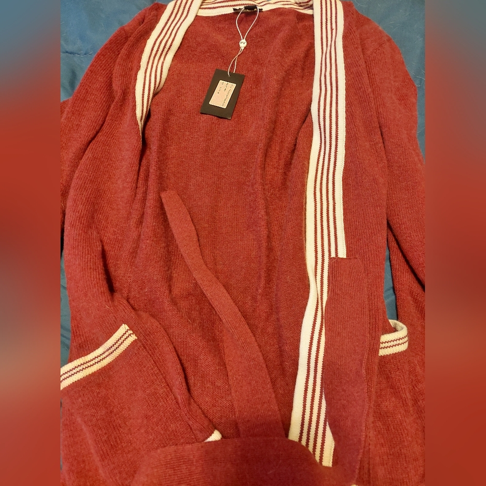 Modcloth pretty vacant red cardigan 3x